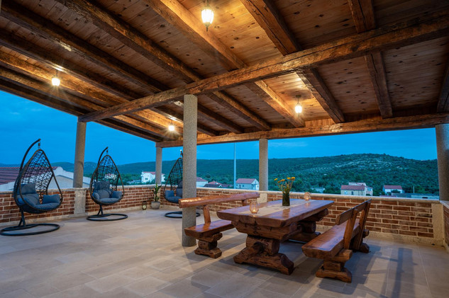 Amazing New Stone Holiday Villa near Rogoznica